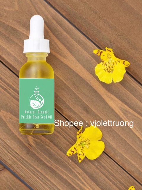 DẦU HẠT XƯƠNG RỒNG ORGANIC ÉP LẠNH HBNO - Prickly Pear Seed Oil - Dầu dưỡng cho da dầu