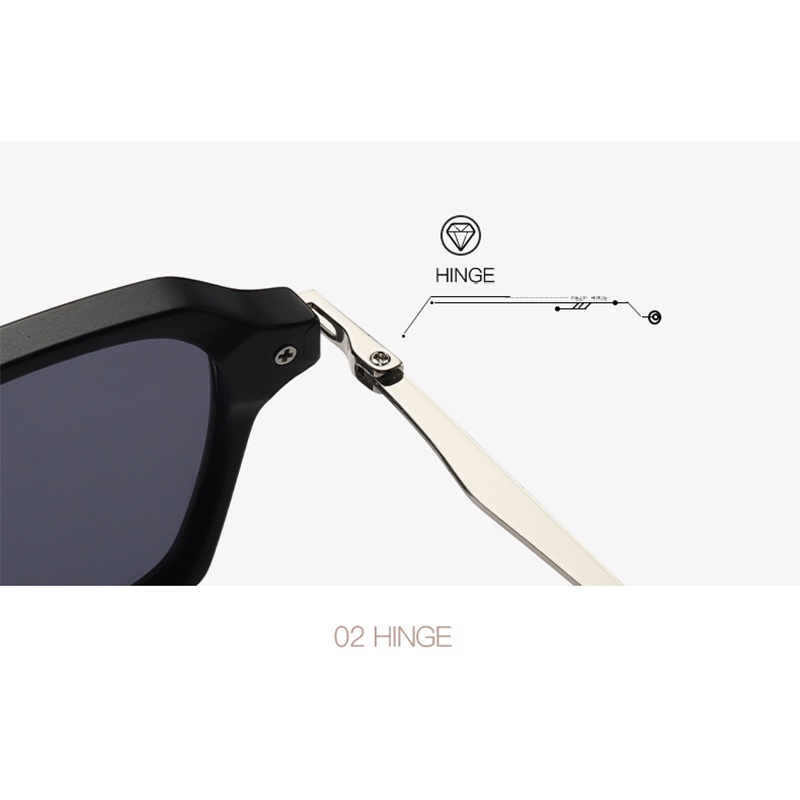 Kính Mát Gọng Vuông Chống Tia UV Thời Trang Cho Nữ RZ1288