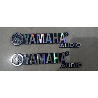 Tem Dán Thùng Loa Yamaha ( Trắng Crom 1 bộ 30k)