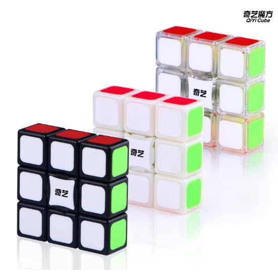 [Mã LIFETOYS1 giảm 30K đơn 99K] Biến Thể Rubik 1x3x3 Nhựa Màu Siêu Xịn (Không Dán Decan ) Rubic Hãng Qiyi