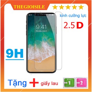 Cường lực thường 2.5D trong suốt cho iphone các loại 5,6,6p,7,7p,8,8p, X, Xsmax, xr, 11, 11pro, 11promax