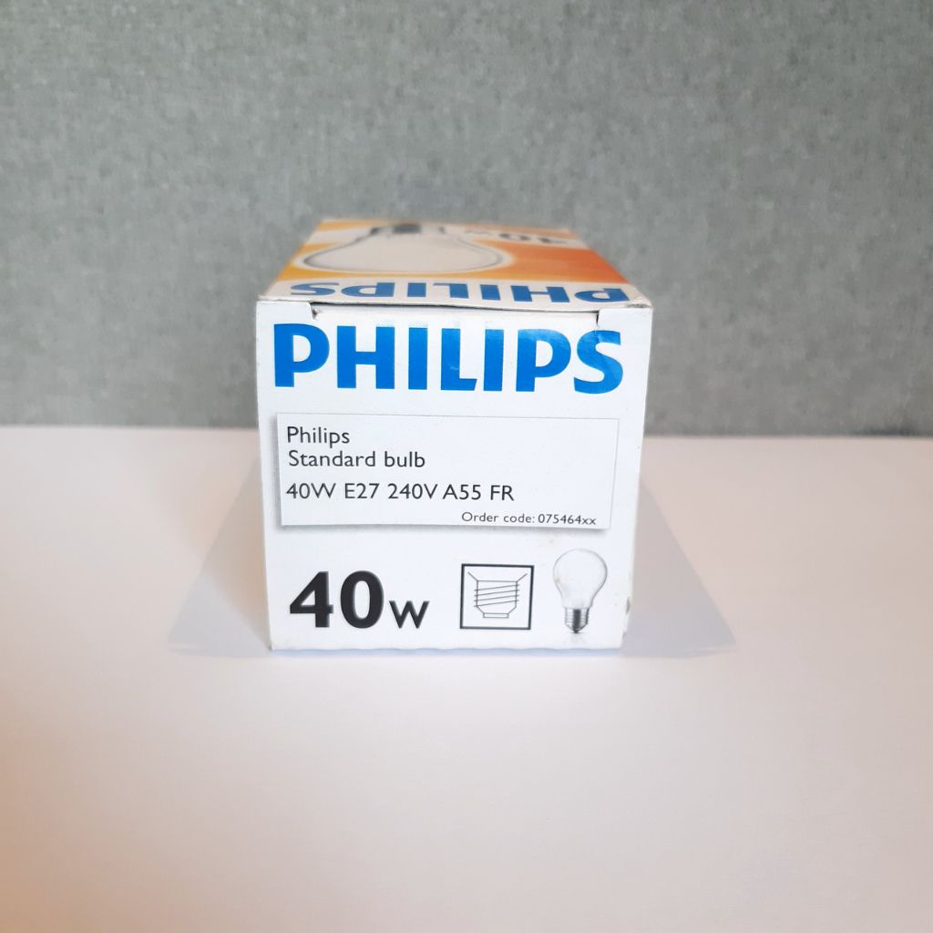 Bóng đèn Philips E27 phủ mờ, trợ sáng, chống lóa, 40W 240V A55 FR