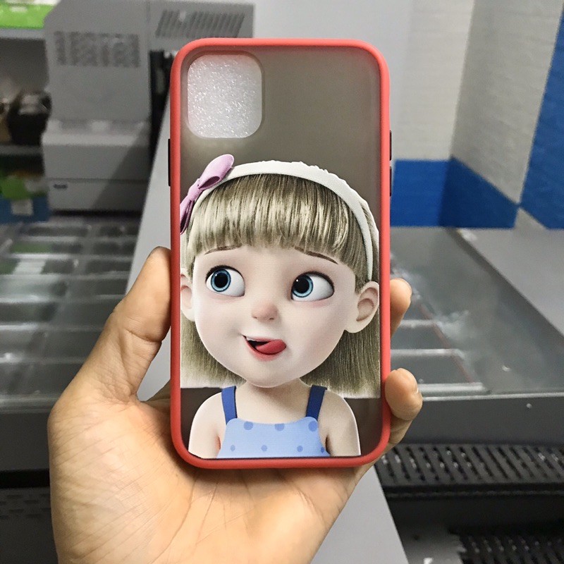 Ốp lưng iphone cô bé dễ thương cho iphone 7 plus 8 plus 6 s plus X s Xr Xsmax 11 pro max se2