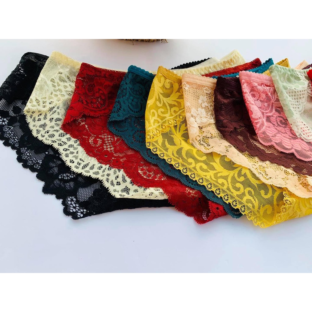 (Nhiều Mẫu) Quần Lót Nữ Ren Mềm Xuyên Thấu Gợi Cảm QL99 - LADY