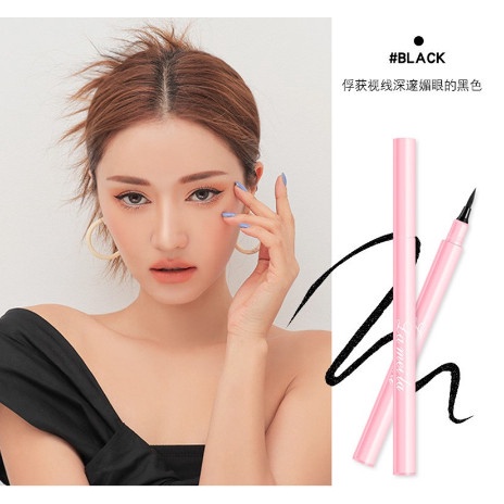 Bút Kẻ Mắt Lameila Vỏ Hồng Chống Thấm Nước Lâu Trôi Trang Điểm Chuyên Nghiệp
