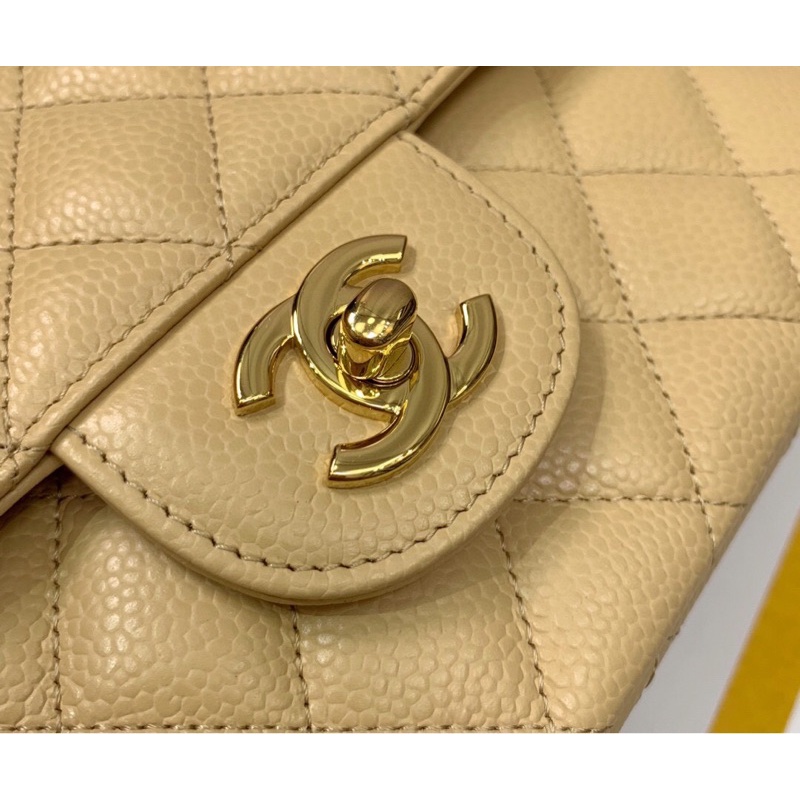 Túi xách Chanel classic cao cấp màu nude suze 25cm