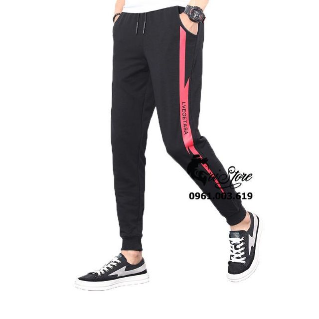 [Mã SKAMSALEP6 giảm 10% TỐI ĐA 100K đơn150K] Quần JOGGER Tia Chớp NAM NỮ(có bigsize)