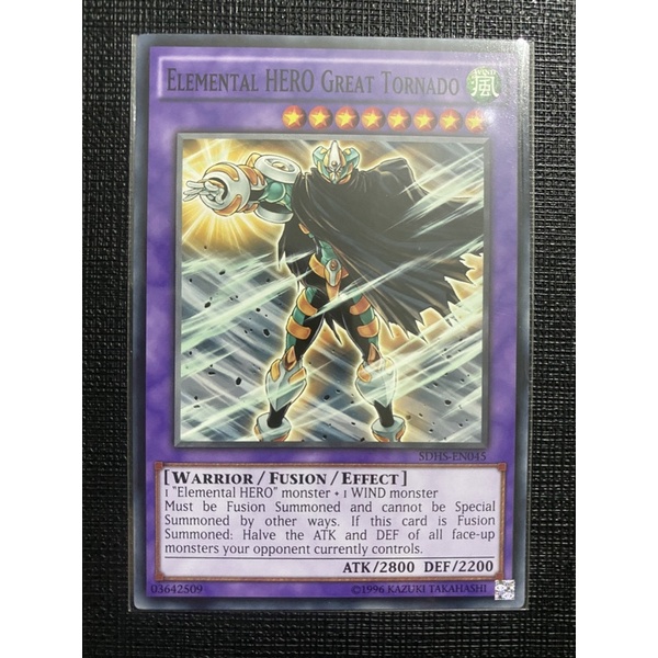 Thẻ bài ELemental Hero great Tornado
