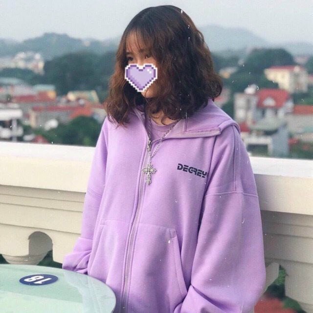 Áo Hoodie Chống Bụi Cho Nữ Cho Nam Có 2 Màu Sweater Form Rộng In Hình Degrey unisex ulzzang 123SHOP | BigBuy360 - bigbuy360.vn