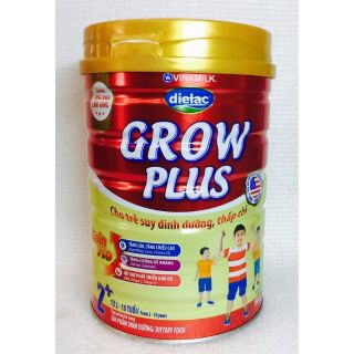 THANH LÝ Sữa Bột Vinamilk Dielac Grow Plus 2+ GP3 - Hộp 900g (Cho bé 2-10 tuổi)