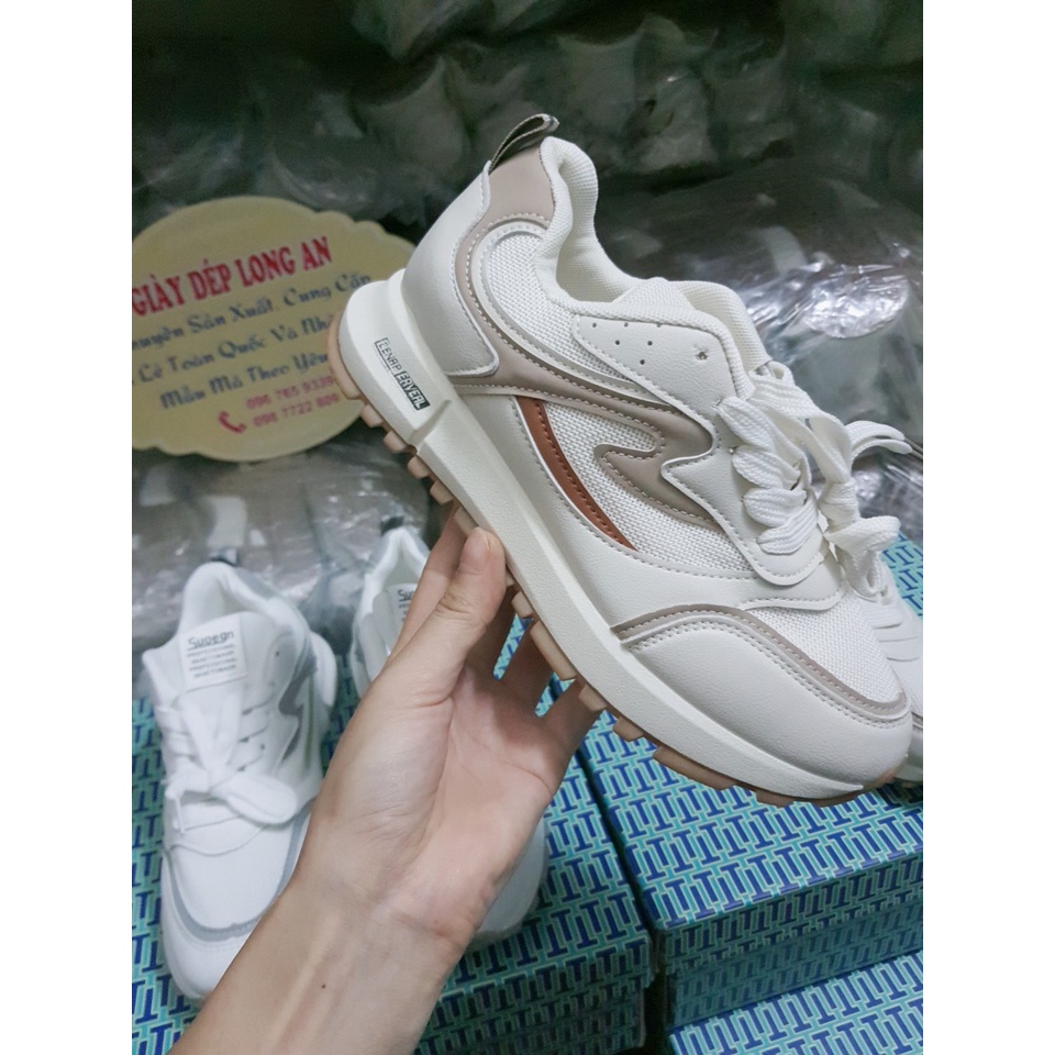 Giày Thể Thao Màu Đen Đế Dày Phong Cách Chính Hãng Thời Trang Mùa Thu Dễ Phối Đồ TLA53