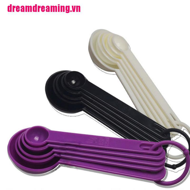 Bộ 5 Muỗng Đo Lường Bằng Nhựa Chất Lượng Cao