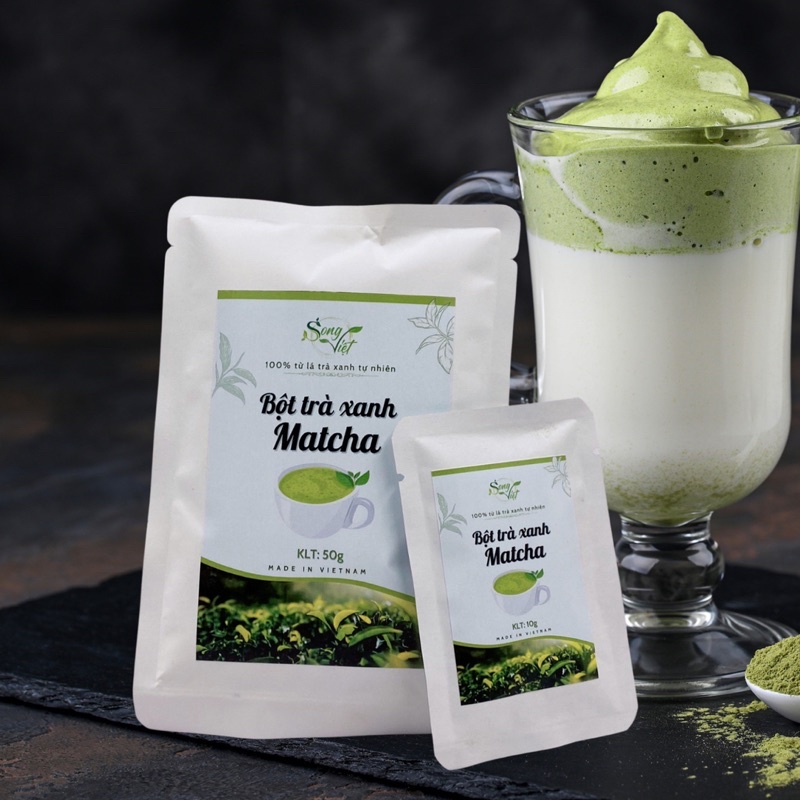 Matcha Trà Xanh pha chế, làm bánh Song Việt gói 100G