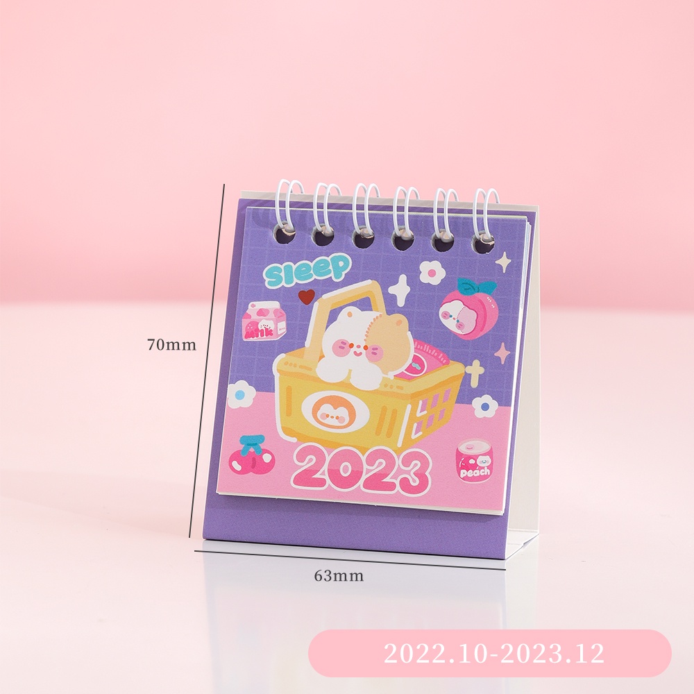 Lịch để bàn INFEEL.ME năm 2023 cỡ nhỏ chủ đề hoạt hình xinh xắn