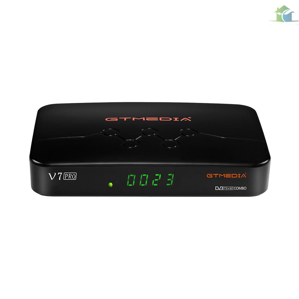 YOUP  GTMEDIA V7 PRO TV Receiver DVB-S/S2/S2X+T/T2 TV Decoder Memory 1G Bit RAM Support H.265 Albertis/Tivusat/BBC Satback