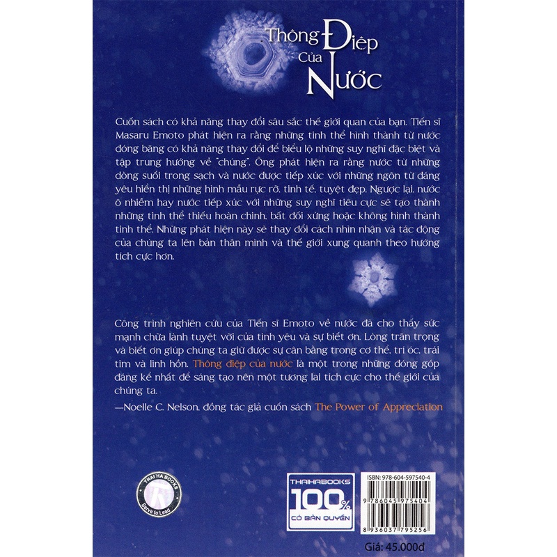 Sách - Thông Điệp Của Nước - Masaru Emoto