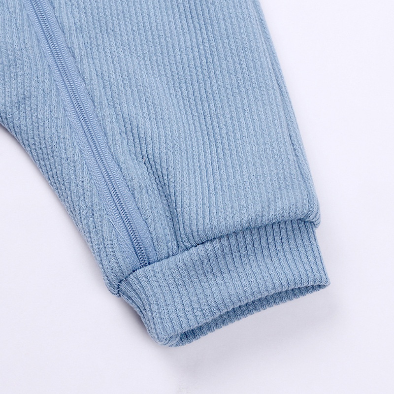 Bộ Áo Liền Quần Có Nón Tai Thỏ Dễ Thương Giữ Ấm Mùa Đông Cho Trẻ Sơ Sinh