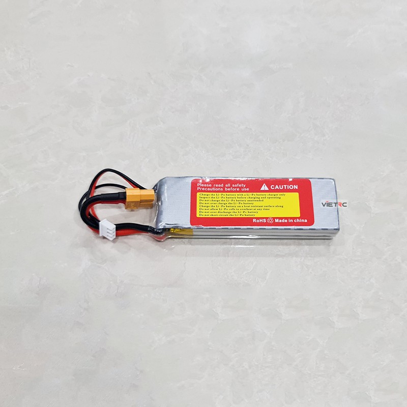 Pin li-po Kepworth 2S(7.4V)/3S(11.1V)/4S(14.8V) dung lượng 1500/2200mAh jack XT60 cho tàu, xe, máy bay điều khiển từ xa