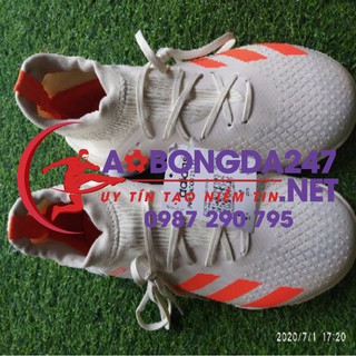Giày Adidas predator II (trắng cam)