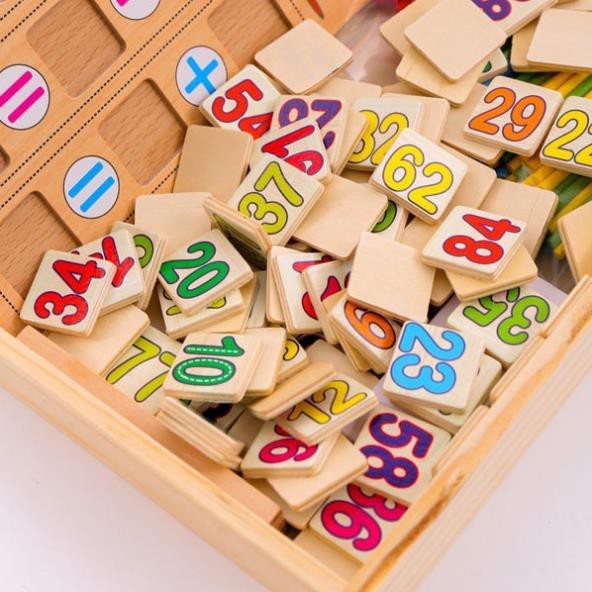Đồ chơi toán học - Đồ chơi trí tuệ bằng gỗ an toàn