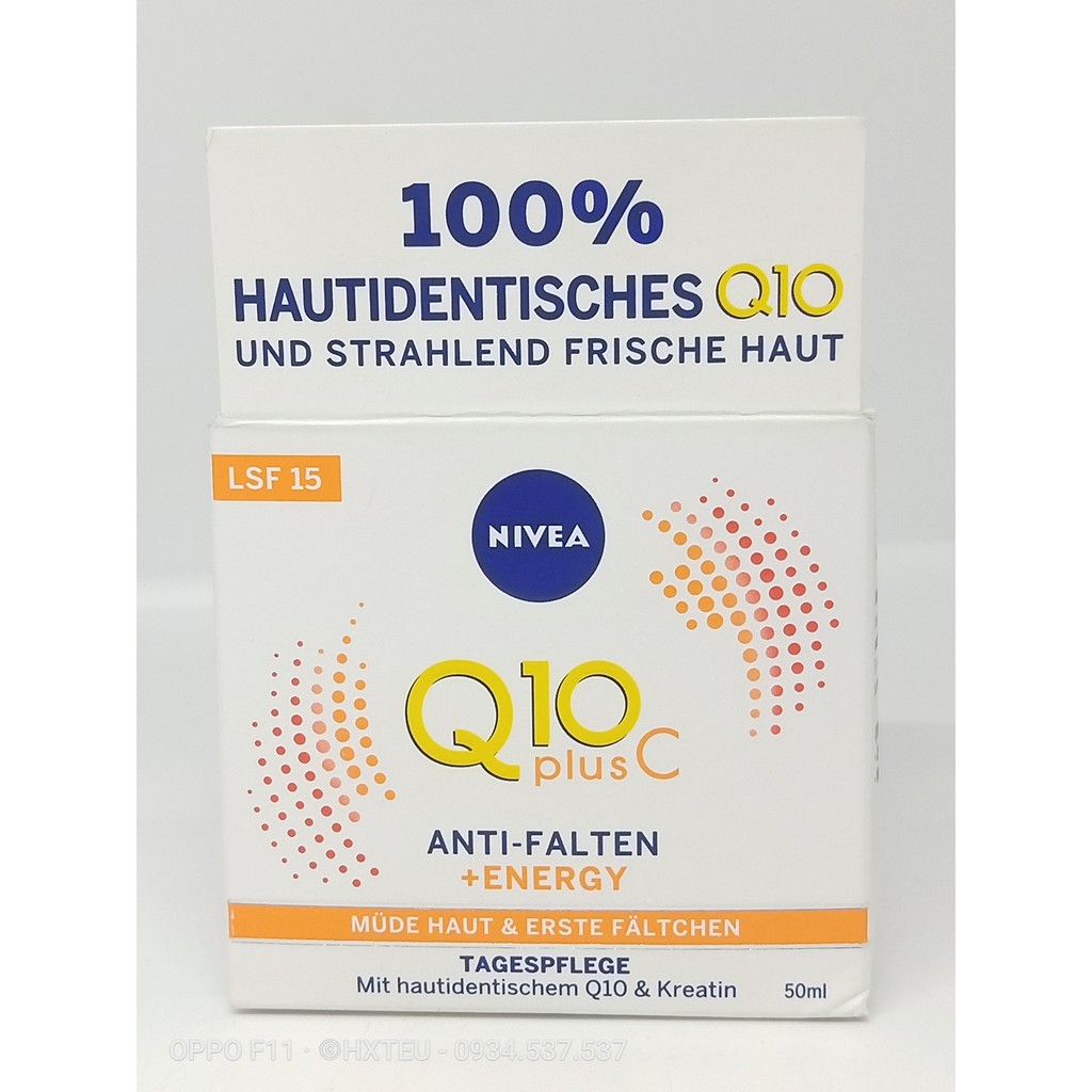 Kem Dưỡng Da Nivea Q10 Plus Anti-Falten Chống Nhăn ban ngày