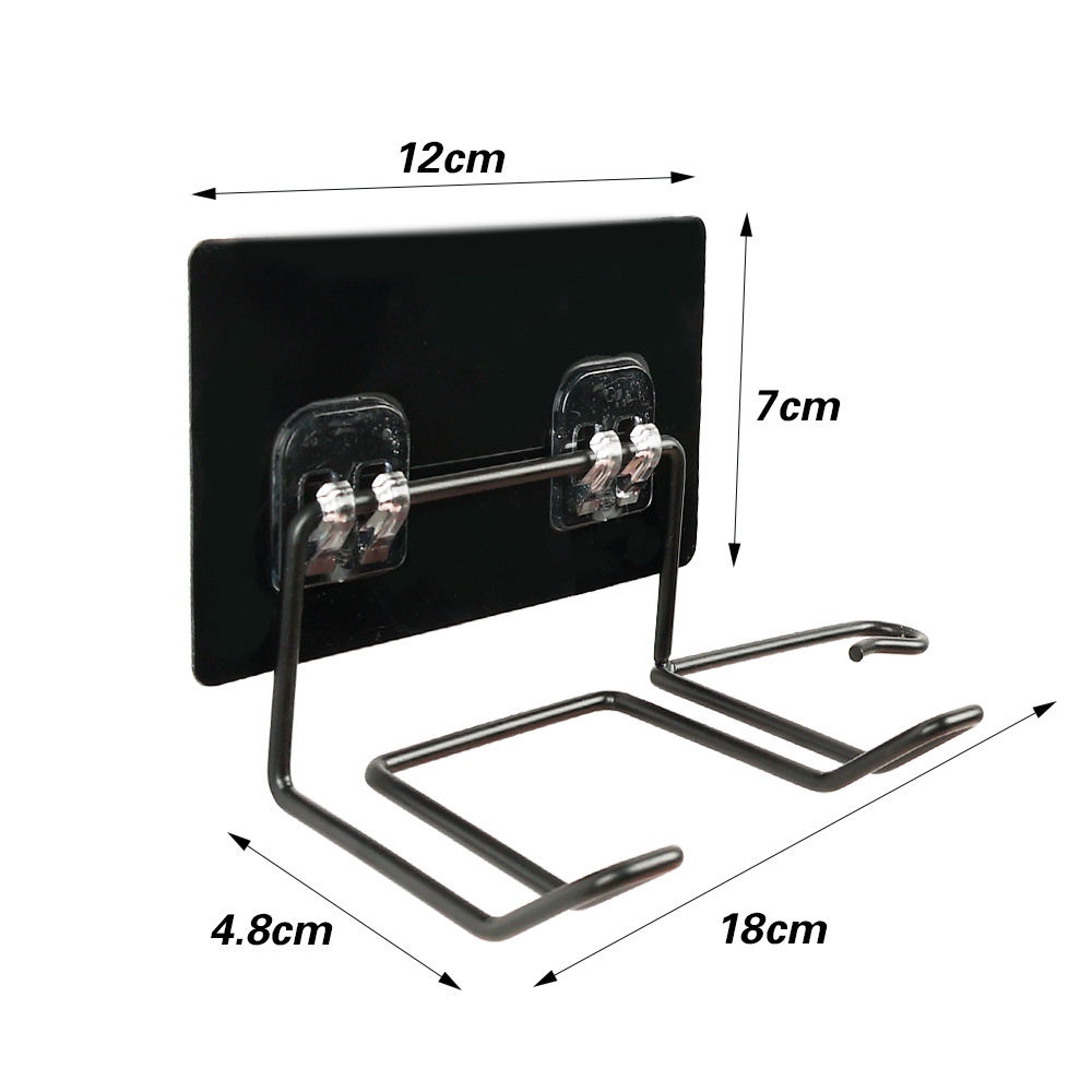 Giá Đỡ Máy Sấy Tóc Gắn Tường Bằng Thép Không Gỉ Tiện Dụng