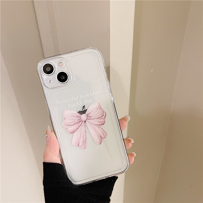 Ốp lưng iphone Ốp Điện Thoại Kiểu Khung Ảnh Thắt Nơ Phù Hợp Cho iphone 11/12 14pro 8 Dinuo case