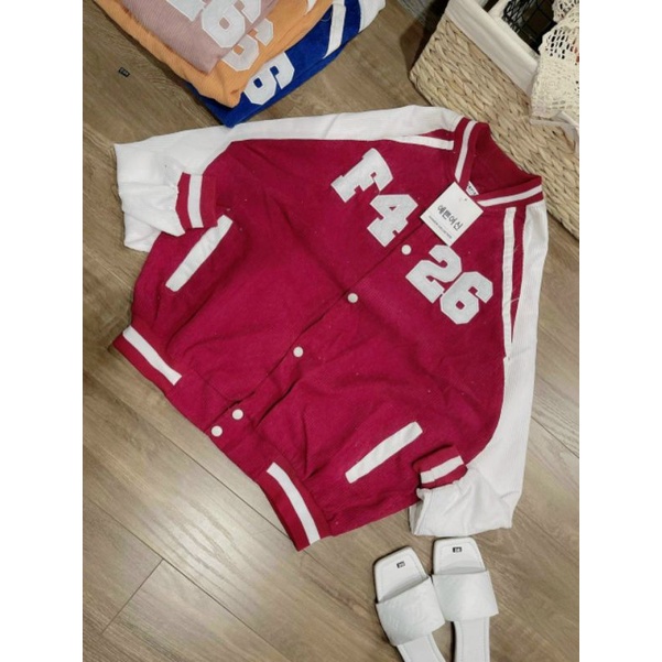 Khoác Bomber unisex F4-26 nam nữ - ảnh thật