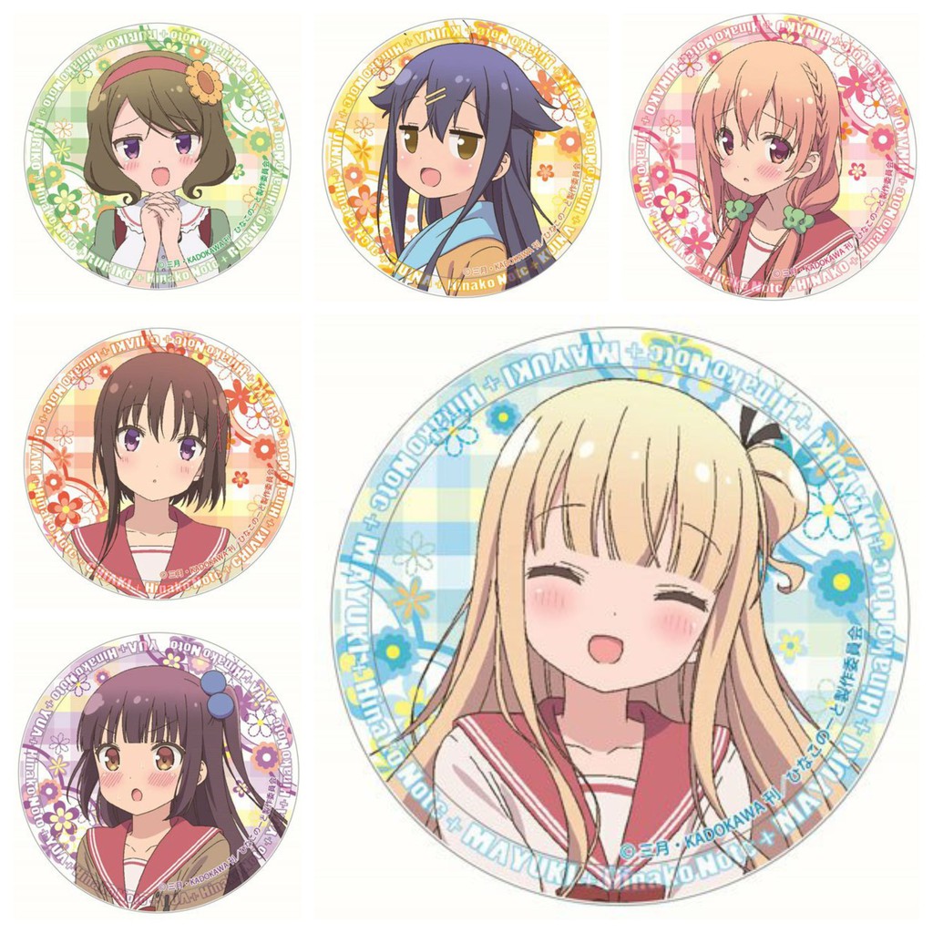 Huy hiệu cài áo IN HÌNH Hinako Note Cô nàng Hinako anime chibi dễ thương tiện lợi