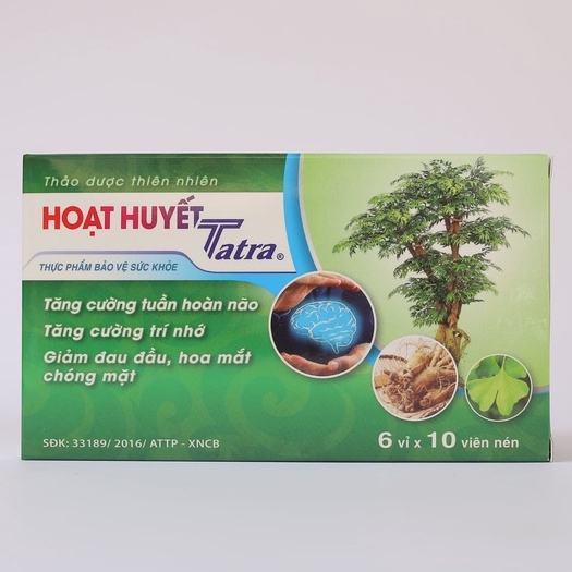 𝐇𝐨𝐚̣𝐭 𝐡𝐮𝐲𝐞̂́𝐭 𝐓𝐚𝐭𝐫𝐚 hộp 60 viên