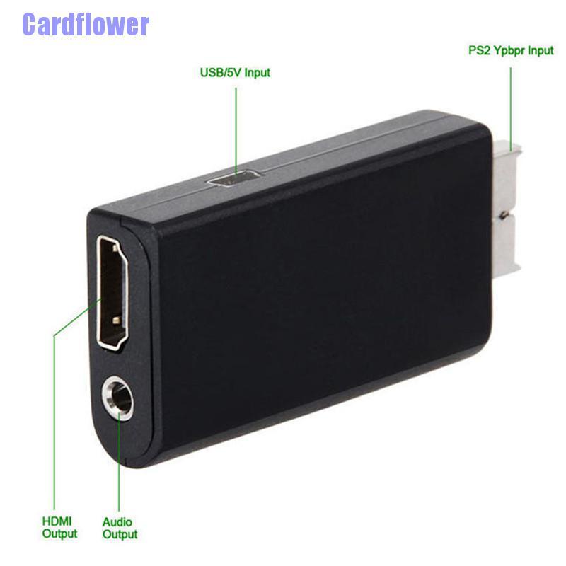 Cardflower  HDV-G300 PS2 To HDMI 480i/480p/576i Audio Video Converter Adapter For PSX PS4