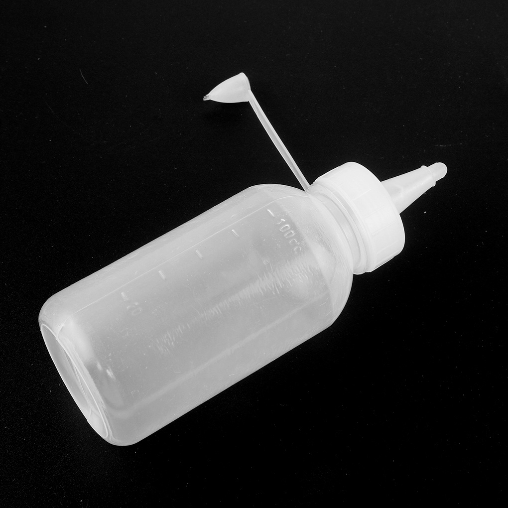 [CHOO] 2pcs 100ML Plastic Sauce Squeezer Bottle Dispensing Bouteille