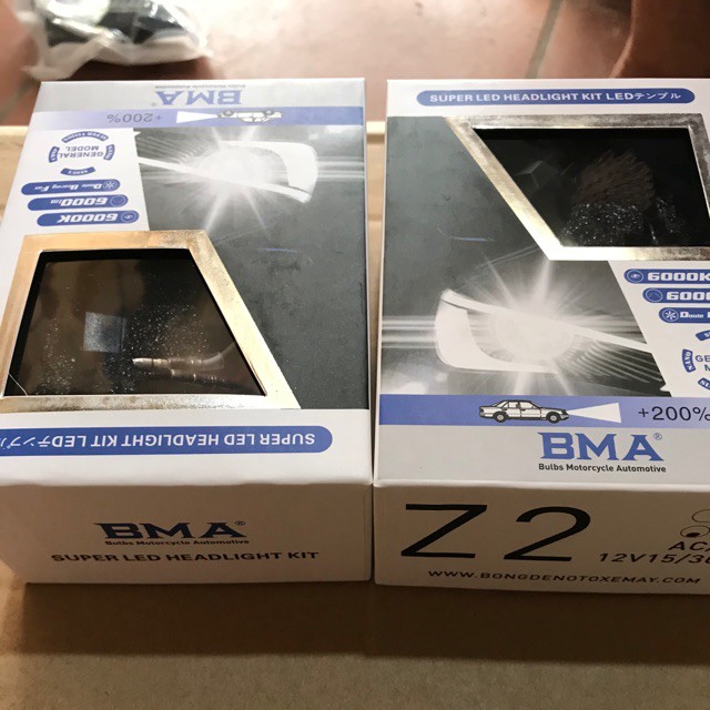 Bóng đèn Led xe máy BMA Z2 - bảo hành 12 tháng