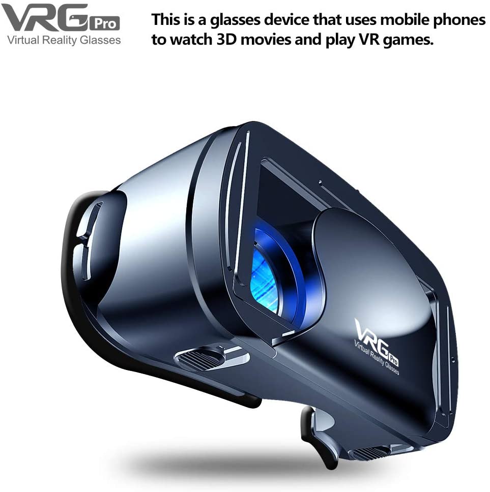 Kính 3D cho điện thoại Vrg Pro hỗ trợ điện thoại 7 inch cho Samsung, iPhone, Xiaomi, Oppo