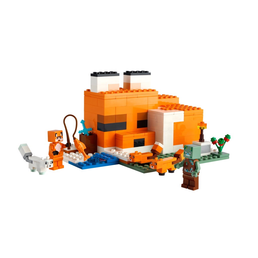 Lego HaHa - Lego Minecraft - Nhà Cáo - 21178