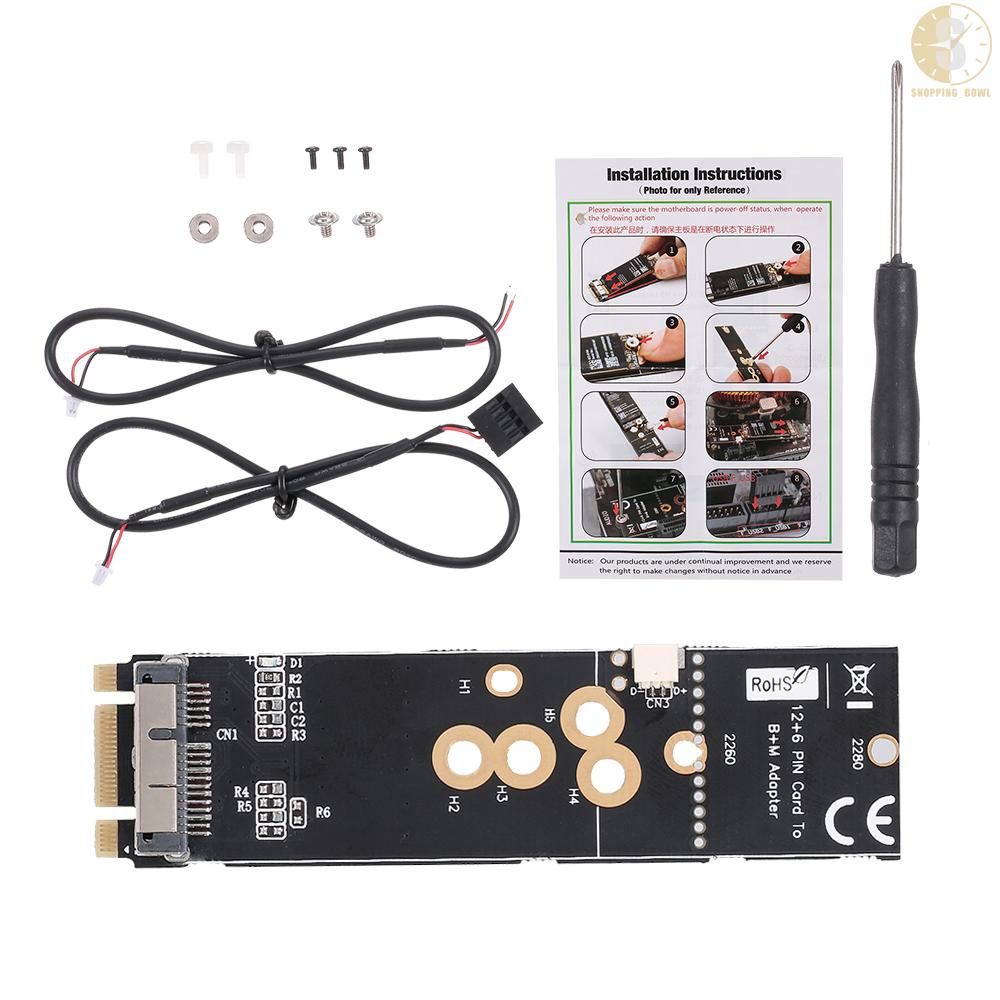 Đầu Nối Chuyển Đổi Thẻ Ssd M.2 Nvme M.2 Nvme Cho Bcm94360Cd Bcm94331Cd Bcm94360Cs Bcm943602Cs Bcs Bcm94360C2Ep24 | BigBuy360 - bigbuy360.vn