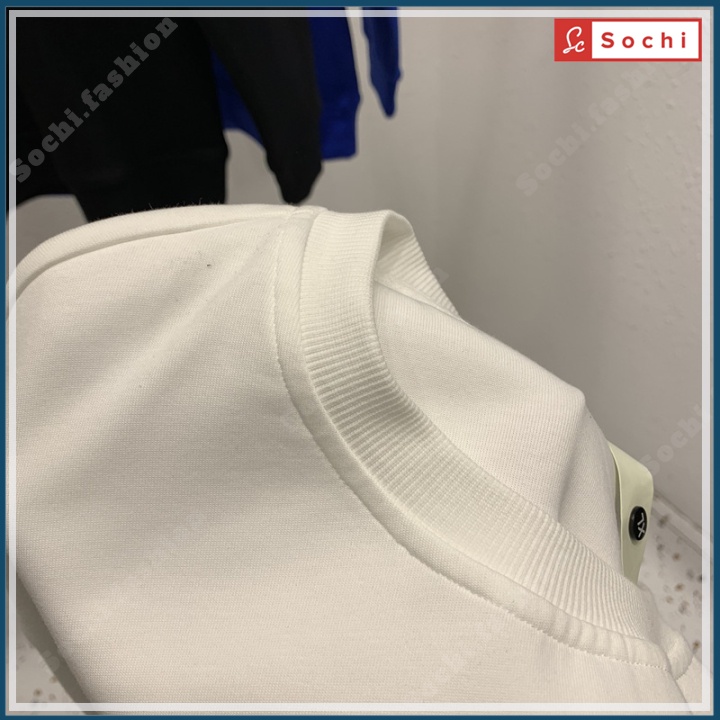 Áo nỉ sweater unisex, áo giữ nhiệt cổ tròn phong cách cá tính in Battergare mã SW695