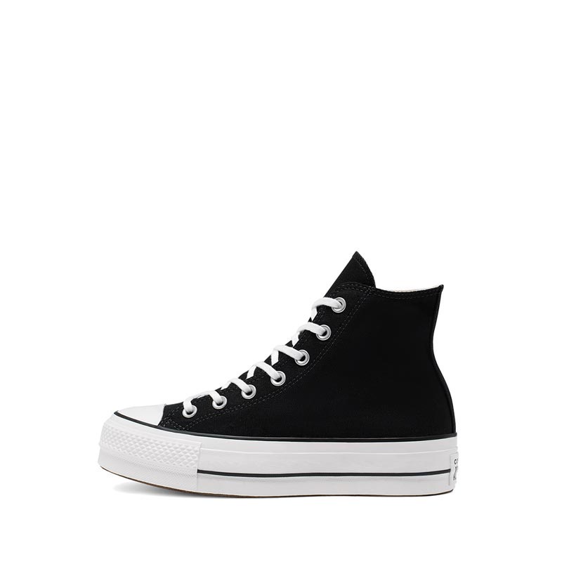 Giày Converse Women's Chuck Taylor All Star Platform Canvas Sneakers - Black/White/White