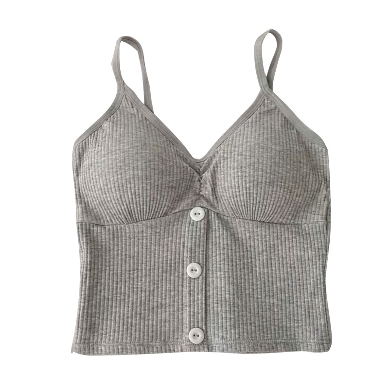Áo Ngực Hai Dây Vải Cotton Thời Trang Mùa Hè Quyến Rũ Cho Nữ