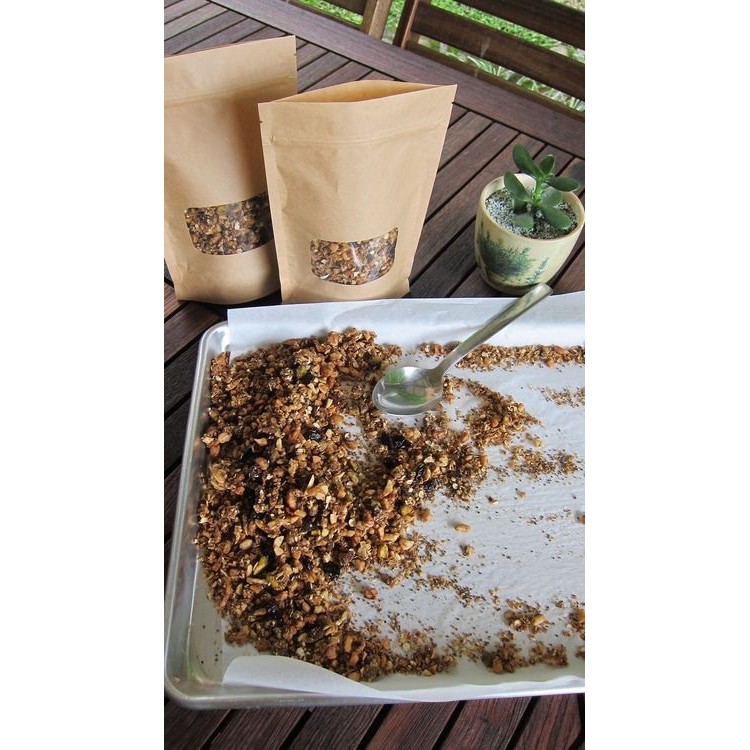500gr ngũ cốc hạt và yến mạch ăn kiêng granola không đường | BigBuy360 - bigbuy360.vn
