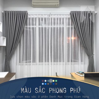 [SALE SỐC] RÈM CỬA CẢN NẮNG CÁCH NHIỆT - MÀU XÁM KHÓI i ( KÍCH THƯỚC LỚN)