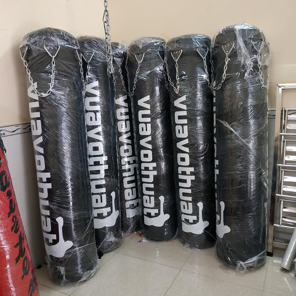 Vỏ bao đấm 1m8 dây xích Vua Võ Thuật tiêu chuẩn phòng tập