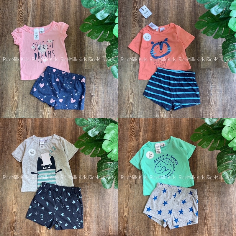 Bộ Cộc Cotton Cho Bé Trai Bé Gái Chất Mềm Mát