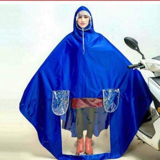 Áo mưa phản quang có kính che mắt