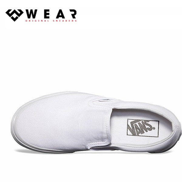 Giày Sneaker Unisex Vans Classic Slip-On All White - VN000EYEW00