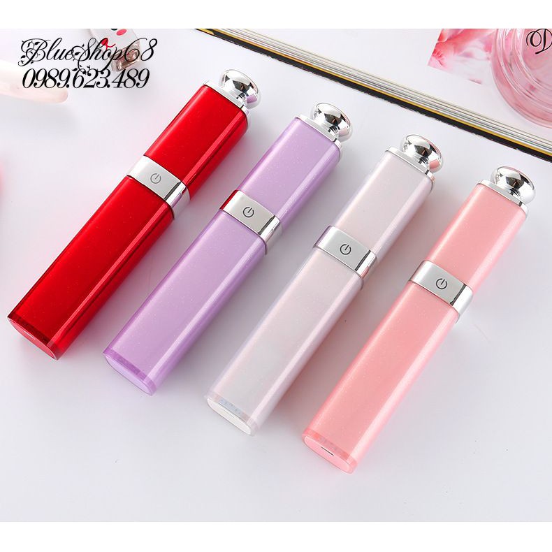 Gậy tự sướng cao cấp sang chảnh hình thỏi son nhiều màu + tặng túi đựng đẹp Lip Selfie mini giá tốt