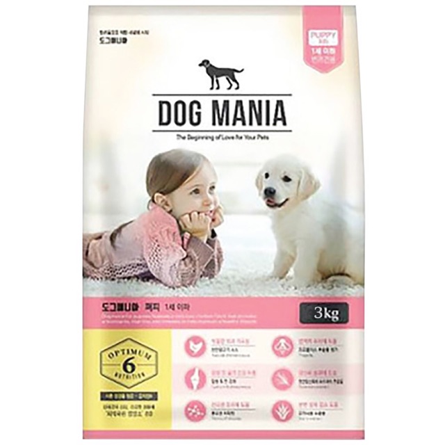 400g THỨC ĂN CHO CHÓ CON DOG MANIA PREMIUM PUPPY NK Hàn Quốc hạt cho chó, thumbnail