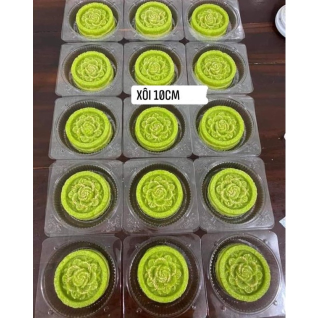 Khuôn xôi hình tròn hoa hồng 10cm