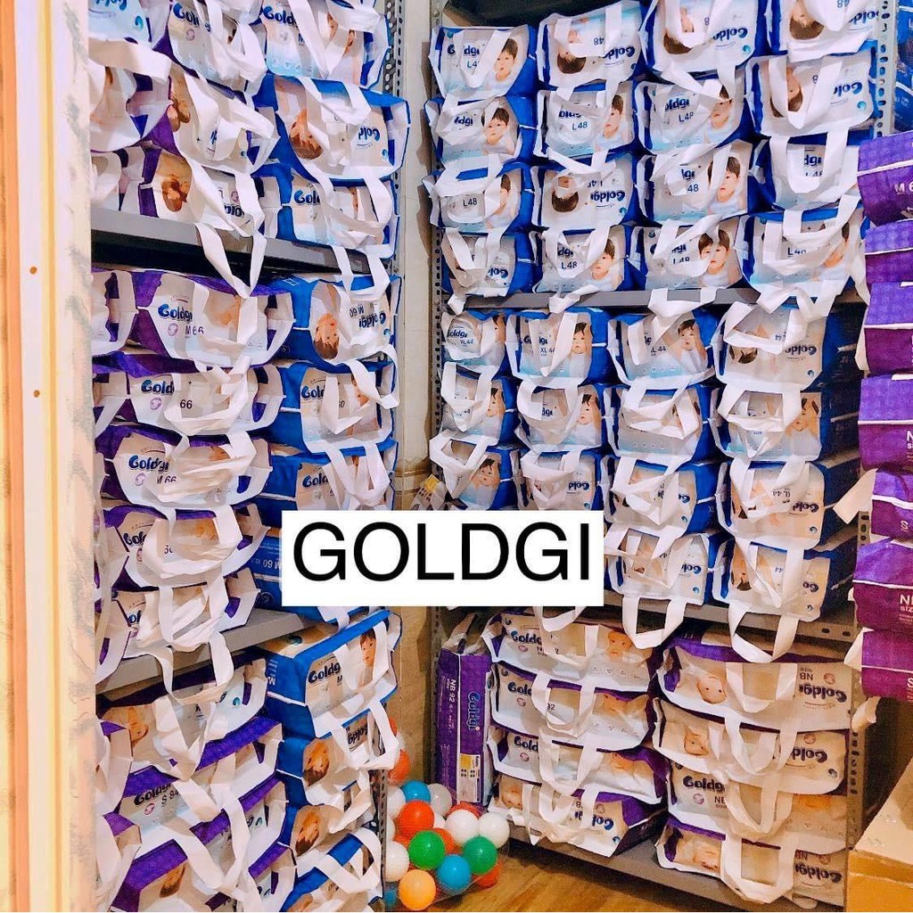 Bỉm Goldgi TẶNG QUÀ Bỉm Goldgi+/Goldgi+ X5 Nhật Dán/Quần Đủ Size NB92/S84/M66/M60/L56/L48/XL44/XXL32