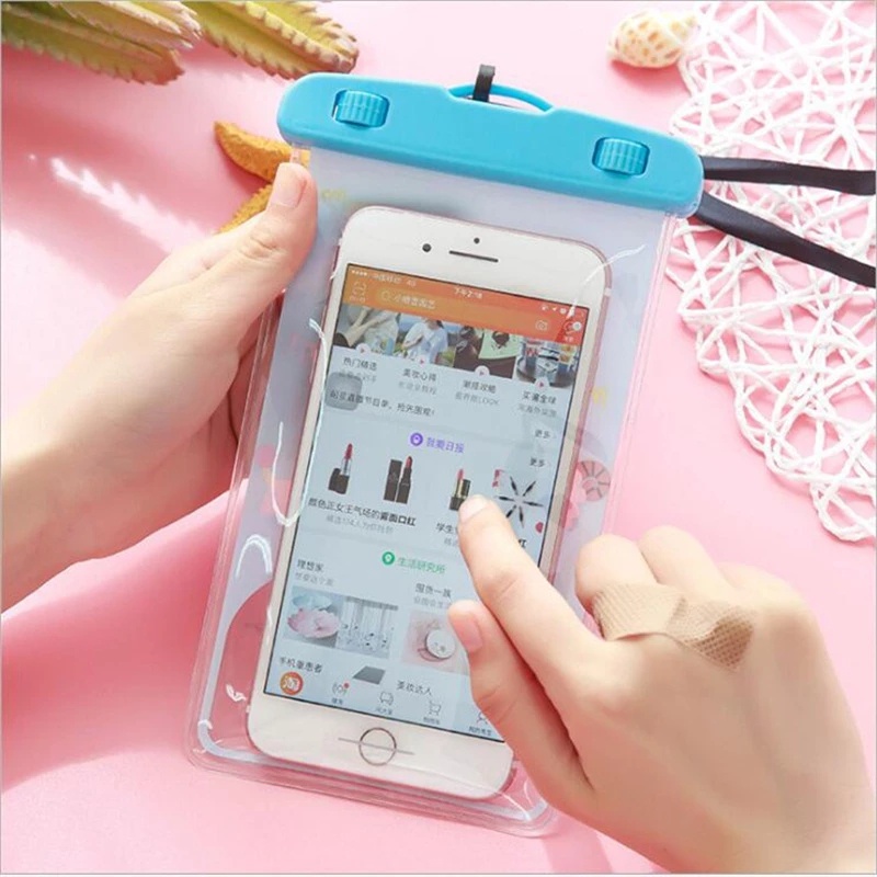 Túi Đựng Điện Thoại Bằng PVC Chống Thấm Nước Họa Tiết Hoạt Hình Dễ Thương